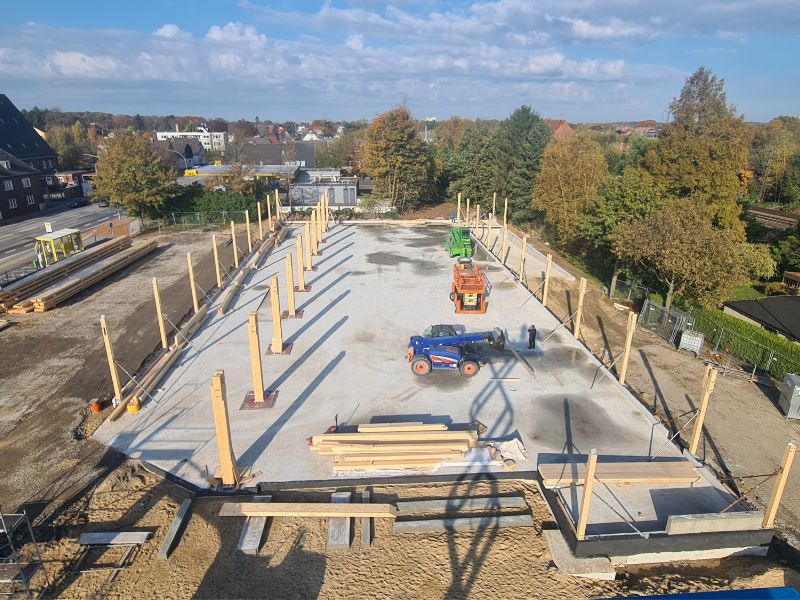 Drohnenansicht Neubau
