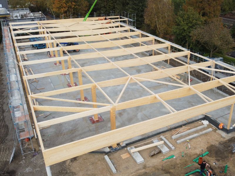 Holzkonstruktion Aldi